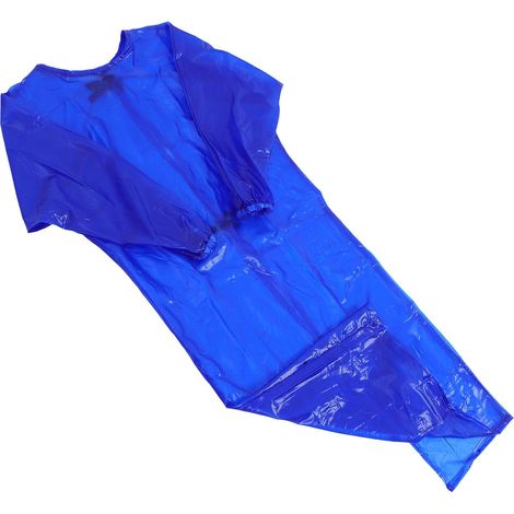 Tablier de Travail Imperméable et Résistant à Huile à Manches Longues pour Hommes et Femmes Tablier Épais Anti-éclaboussures pour Abattoirs et Milieux Aquatiques S (1/5)