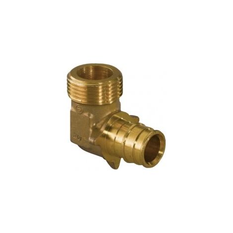 Codo Fijo Macho Q&E - UPONOR Medidas: Ø16mm x 1/2"
