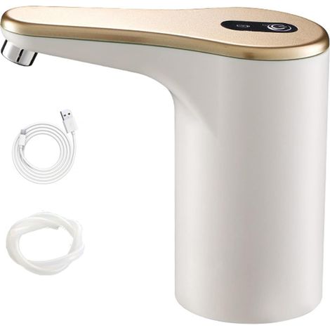 Pompe À Eau Automatique Rechargeable - Pour Fût D'eau - Batterie Intégrée - Tuyau En Silicone Alimentaire - Convient Aux Capacités 5 L 7,5 L 11 L 18 L