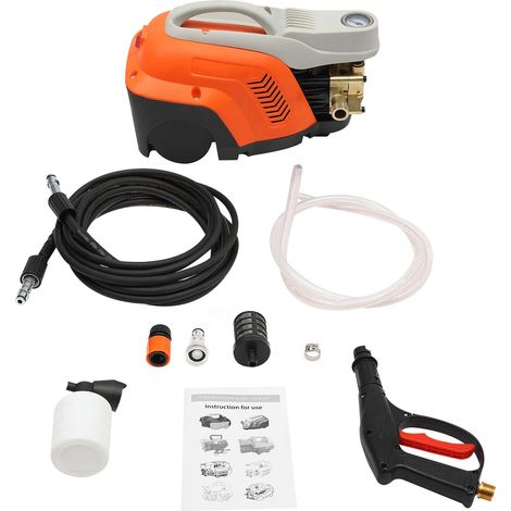 Electric Pressure Washer 1300W 100 bar Water High Power Washer Patio Car Cleaner