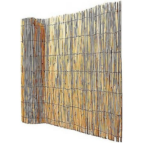 C. ANDALUCIA bambu pelado 1,5x5m. , Bambú pelado naturalOrigen NacionalRollo de 5 metrosAltura 1,50 metros. (1/2)