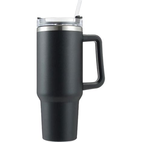 Tasse de voyage - Non spécifié - 40 oz - Acier inoxydable - Isotherme - Couvercle avec paille (1/4)