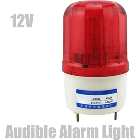 Luce di segnalazione acustica da parete 12V 24V 36V 220V,-12V