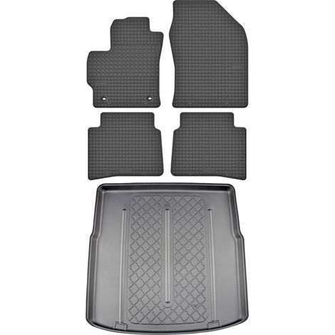 Toyota Corolla XII E210 Kombi desde marzo de 2019. JUEGO: alfombrillas de goma para coche + alfombrilla para maletero. (1/5)