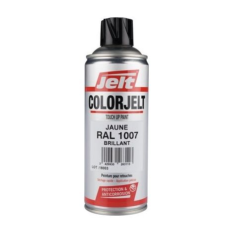 Aérosol de peinture jaune-orange (1/2)
