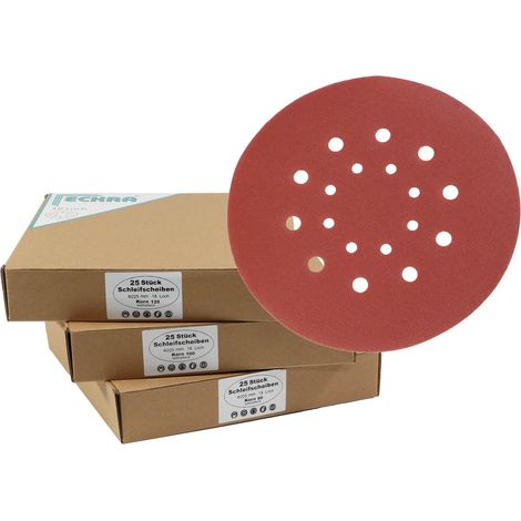 75 Schleifscheiben 225mm Korn 80, 100, 120 Sortiment für Wand- Deckenschleifer Schleifpapier