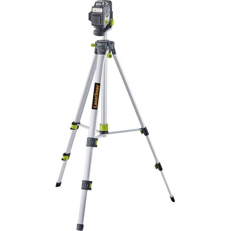 Laserliner – Laser à lignes croisées 3D vert – Précision ± 0,3 mm/m – Portée 30 m – Trépied compact 150 cm – Fonction d'inclinaison manuelle