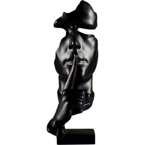 Sculpture en résine écologique 28,5 cm – Décoration vintage pour bureau et salon – Oeuvre d'art unique et non toxique (1/5)