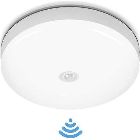 Plafonnier LED 12 W avec détecteur de mouvement, contrôle du son et de la lumière, éclairage par induction (1/5)