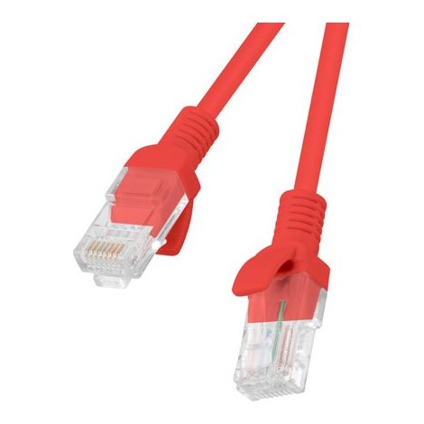 Cavo Ethernet LAN Lanberg PCU6 Rosso 10 m (1/2)