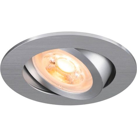 Spot encastré NEW TRIA® 68 int rond orientable alu GU10 10W IP 20 - SLV - 1007370 (1/3)
