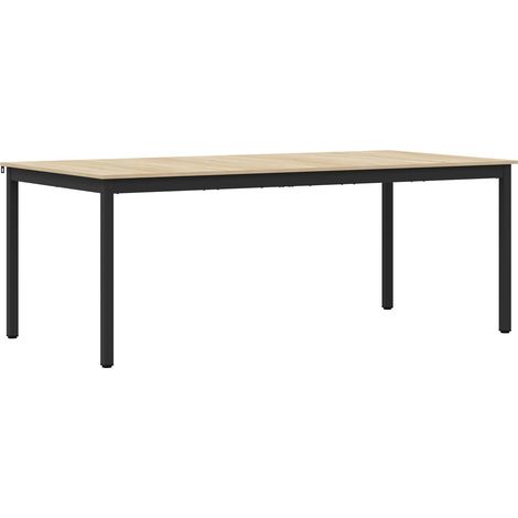Maison Exclusive - Mesas de comedor 2 pcs 200 x 100 x 75 cm Mader