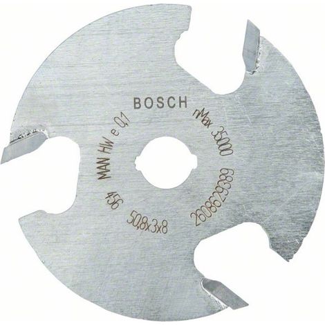 Bosch Scheibennutfräser, 8 mm, D1 50,8 mm, L 3 mm, G 8 mm