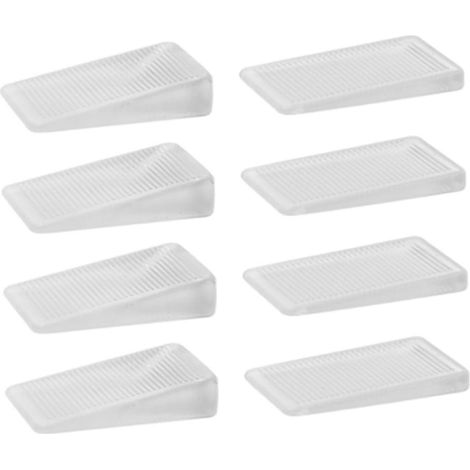 Cales de porte transparentes en PVC, niveleurs de meubles, butées (1/5)