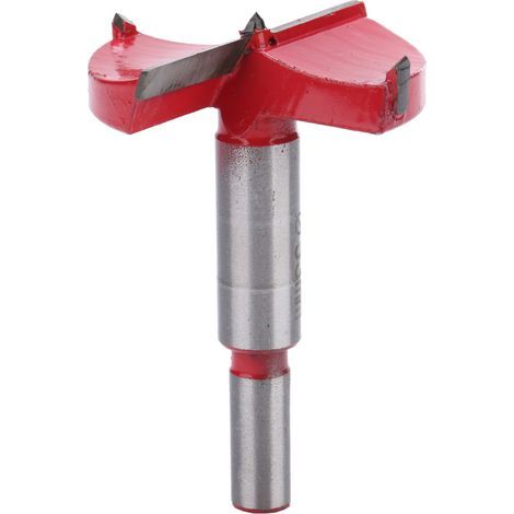 Broca para abrir agujeros de madera Meike de 53 mm, broca redonda para bisagras, varilla de conexión, punzonadora, escariador, broca para madera para taladro A (1/5)