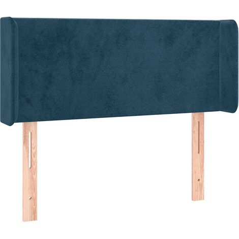 Maison Exclusive - Cabecero de terciopelo azul oscuro 103x16x78/8 (1/5)