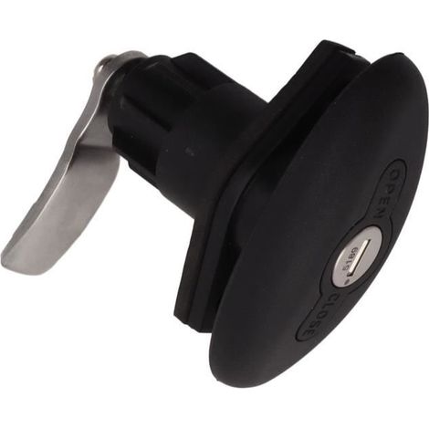 Mothinessto Serrures de boîte à outils pour camping-car Verrou de boîte à outils pour camping-car, 32mm, noir, moteur bateau (1/4)