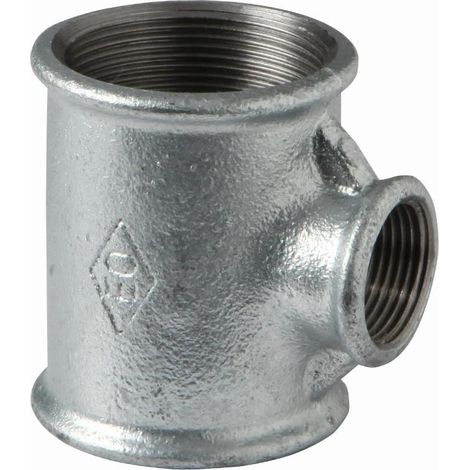 F130R TE 90 REDUCIDA 3/4-1/2-1/2 GALVANIZADO