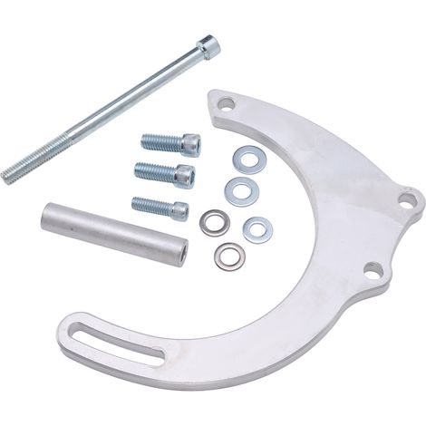 Support de Pompe à Eau et Alternateur Long Côté Passager Kit CNC Aluminium Remplacement Small Block Chevy (1/5)