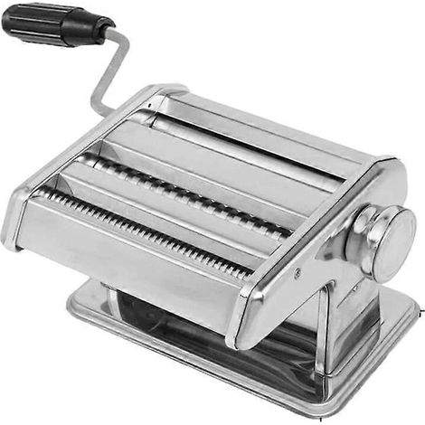 Machine à pâtes réglable en acier inoxydable, presse à nouilles et à raviolis, ustensile de cuisine multifonctionnel à double lame (1/5)