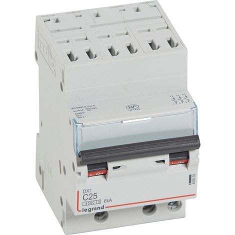 Modulaire Installatieautomaat DX3 3P Karakteristiek C 25A 4.5kA Legrand LEG406903