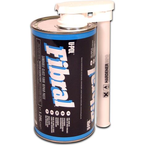 UPOL - Mastic fibre de verre cartouche fibral 1,3 litre - DIS/FIB - Ce produit de marque UPOL est neuf.
