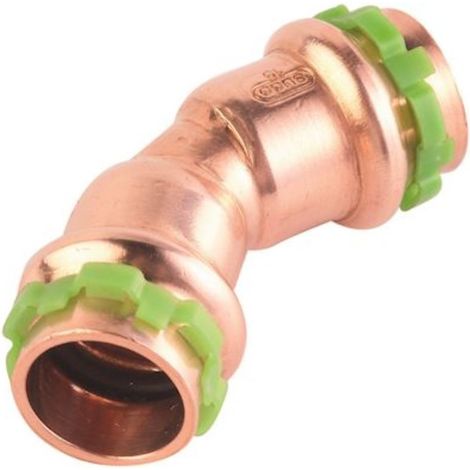 CODO DOBLE HEMBRA CRIMP 45 SUDOPRESS FF 12 - AALBERTS IPS - 6670257 NUESTRA SELECCIÓN