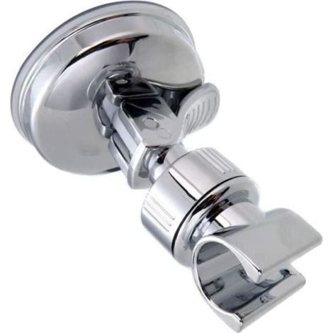 Duschkopf – Universal – Verstellbare Handbrause – Duschkopfhalterung – Saugnapfhalterung – Vollflächige Verkleidung an der Schiene (1/4)
