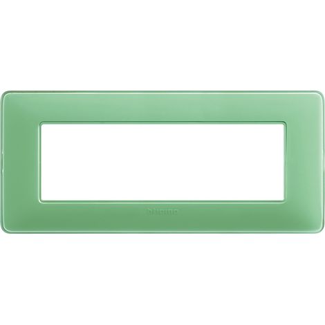 Plaque Bticino Matix 6 modules thé vert AM4806CVC