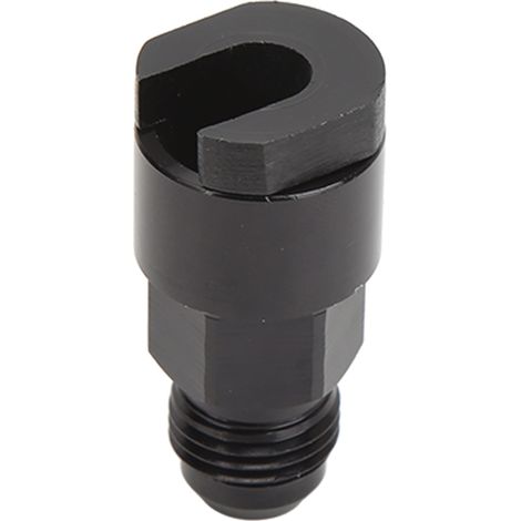 Adaptateur EFI à déconnexion rapide, en alliage d'aluminium anodisé noir, étanche, raccord de conduite de carburant mâle AN 6-5/16 po (1/5)