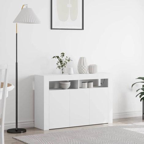 Sideboard Weiß 116 x 30 x 75 cm Holzwerkstoff vidaXL (1/5)