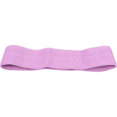 Bande élastique de fitness antidérapante violette, accessoire d'entraînement multifonctionnel pour stretching et musculation. (1/5)