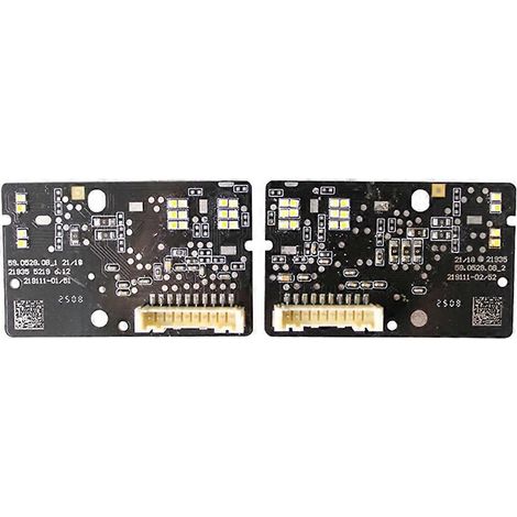 1 paire de circuits imprimés de phares avant à LED, références 22015701 et 22015702, pour Audi S60 (2013-2018), version haut de gamme, références 219111-01 et 219111-02. (1/5)