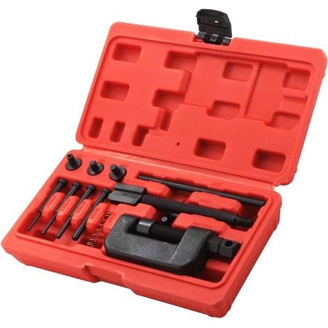 Kit Riparazione Smontaggio Catene Per Bici Biciclette E Moto A Catena (1/2)