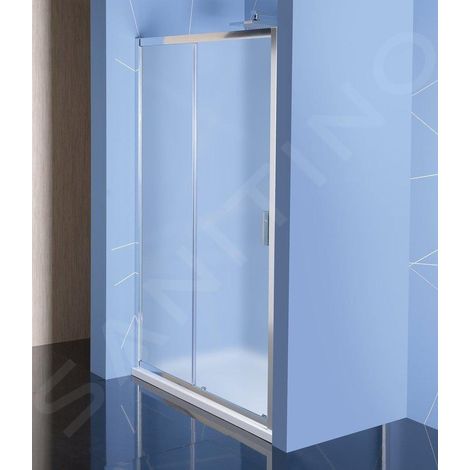 Polysan Easy Line - Porte de douche coulissante 110 cm, verre Brick EL1138 (1/3)
