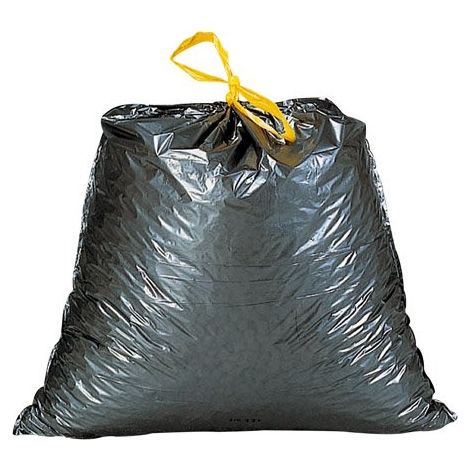 Sac poubelle 100 litres liens coulissants - paquet de 100 (1/2)
