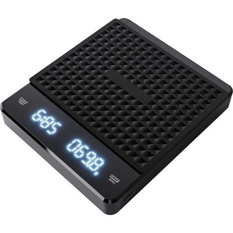 Balance à café filtre haute précision avec minuteur, 5 kg / 0,1 g-14x12cm-Black