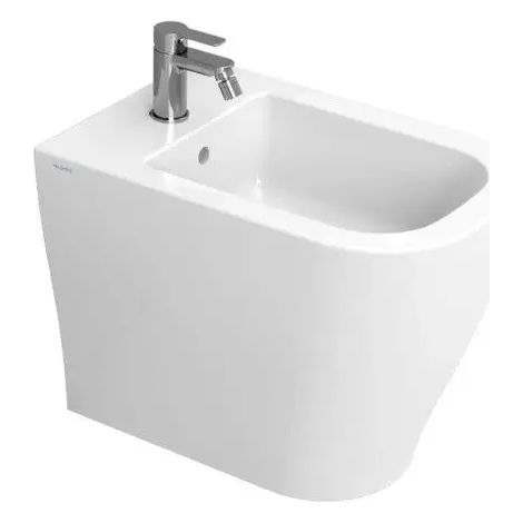 Bidet a terra filo parete in ceramica bianca serie mirto CERAMICA DOLOMITE