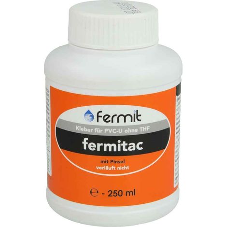 Colle PVC avec pinceau Fermitac PVC pression 250 ml