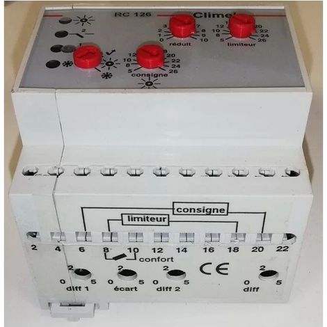 Climel RC126 1 zone temperature controller