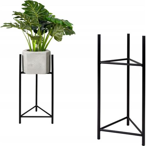 Soporte para maceta de metal negro Loft Lizio L MAX. Maceta de 30,5 cm. (1/5)
