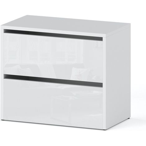 SCARPIERA BIANCO LUCIDO 60 CM