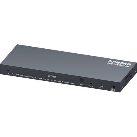 SpeaKa Professional SP-WC-200 HDMI-Matrix-Splitter mit Fernbedienung, Ultra HD-fähig 1980 x 1080 Pi (1/5)