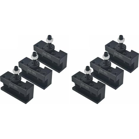6Pièces Séries Changement Tournant et Faisant Face Le Support de Support D'Outil de Tour 250-001CNC Outil POST (1/5)