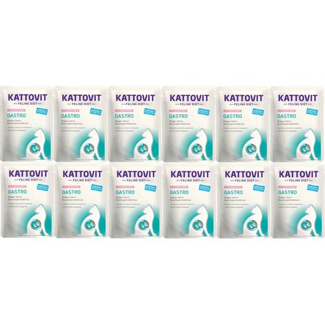 Kattovit  Gastro  Sobre de 85 g - Salmón con arroz 12 x 85 g