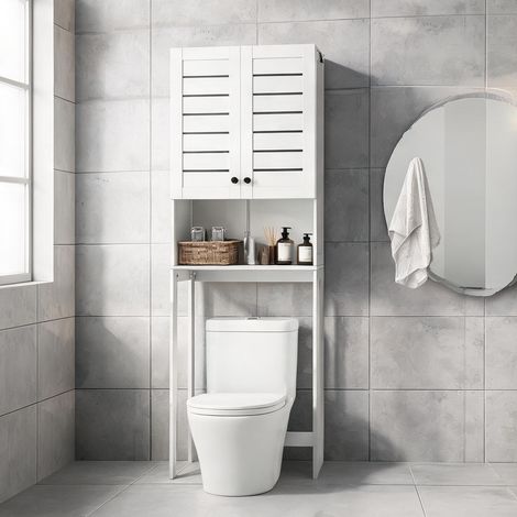 Meuble de salle de bain bianco en MDF 67 x 31,5 x 190 cm (1/5)