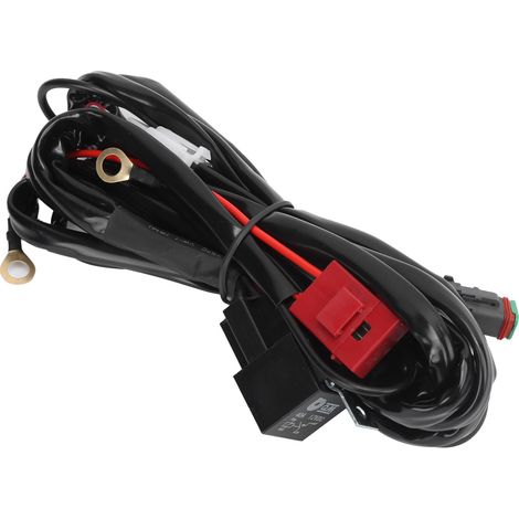 Faisceau de câbles interrupteur 40A 12V 3M LED 1V1 avec interface DT étanche pour phare de voiture (1/5)