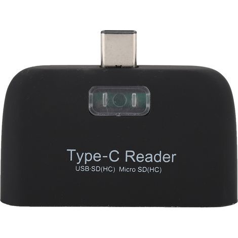 1 Kartenleser, USB 3.1 Typ-C Hub, OTG-Adapter, Aluminiumgehäuse, für Smartphone, Tablet, Computer (1/5)