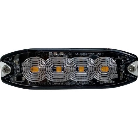 Berger & Schröter Clignotant avant LED Front- Heckblitzer orange E9 10R-06 1386, SAE W117, X A1 E9 00.1957 12 V, 24 V v (1/2)