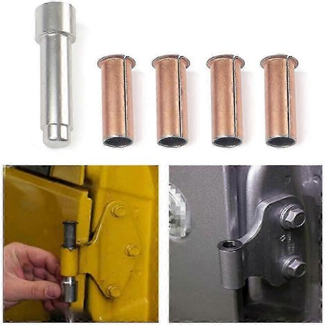 Kit de réparation de charnière de porte adaptable pour Jeep Wrangler JKU 07-18 2 portes + goupille de montage - SNNGV (1/5)